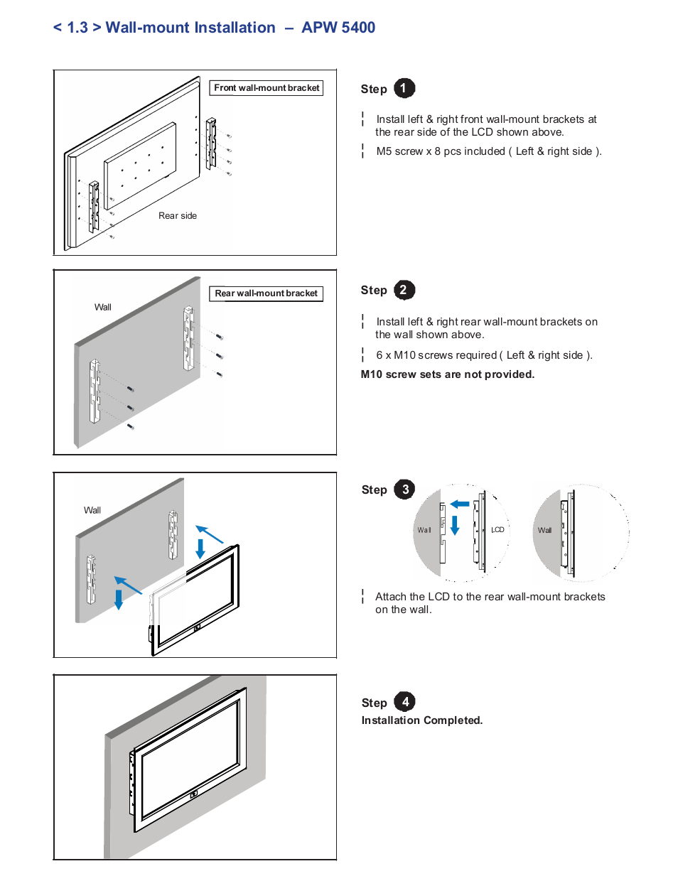 Acnodes APW 5400 User Manual | Page 8 / 19