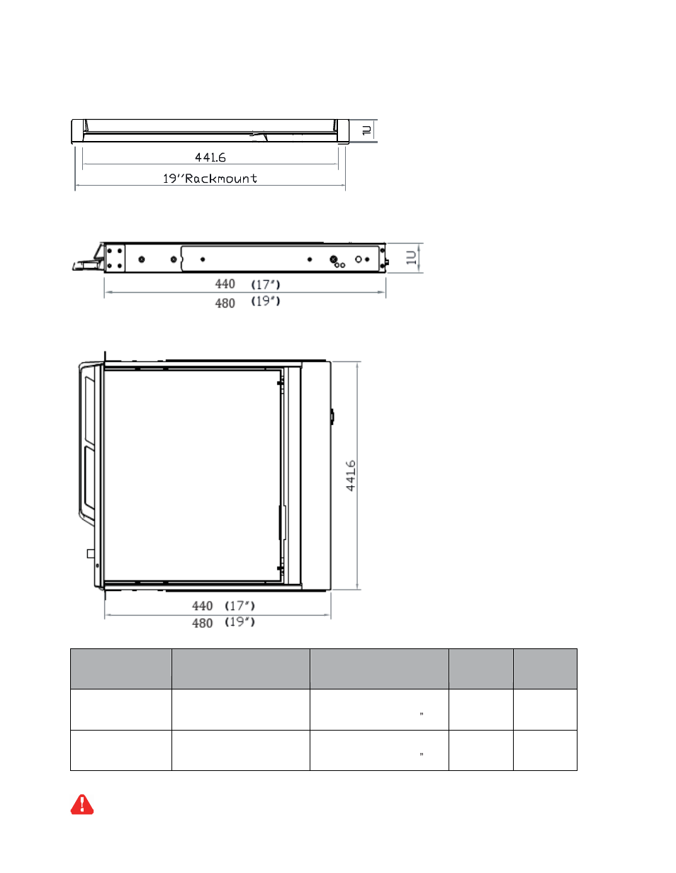 2 > dimension | Acnodes KDH 8170 User Manual | Page 6 / 17
