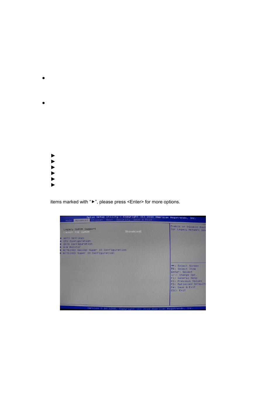4 advanced menu | Acnodes FES 8730 User Manual | Page 44 / 71