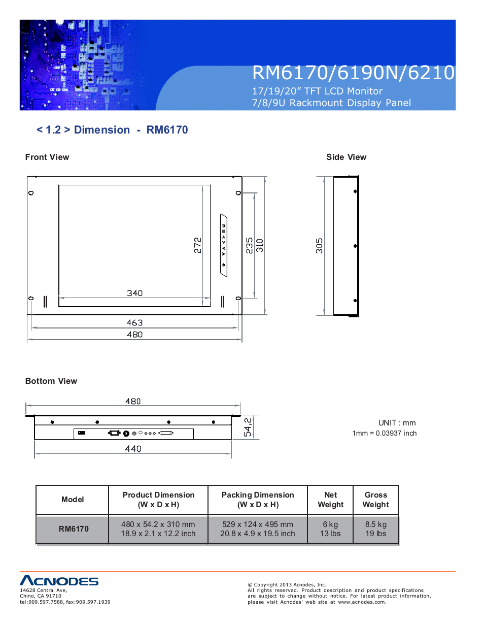 Rp-717 | Acnodes RM 6210 User Manual | Page 6 / 22