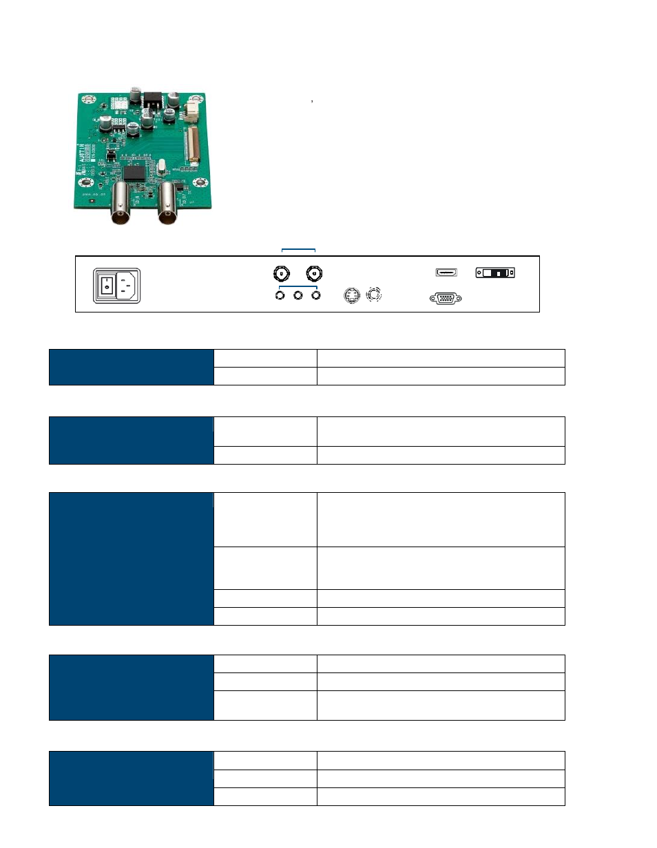 Part 3 > < 3.1 > options : 3g / hd / sd-sdi input | Acnodes KDM 8270 User Manual | Page 19 / 21