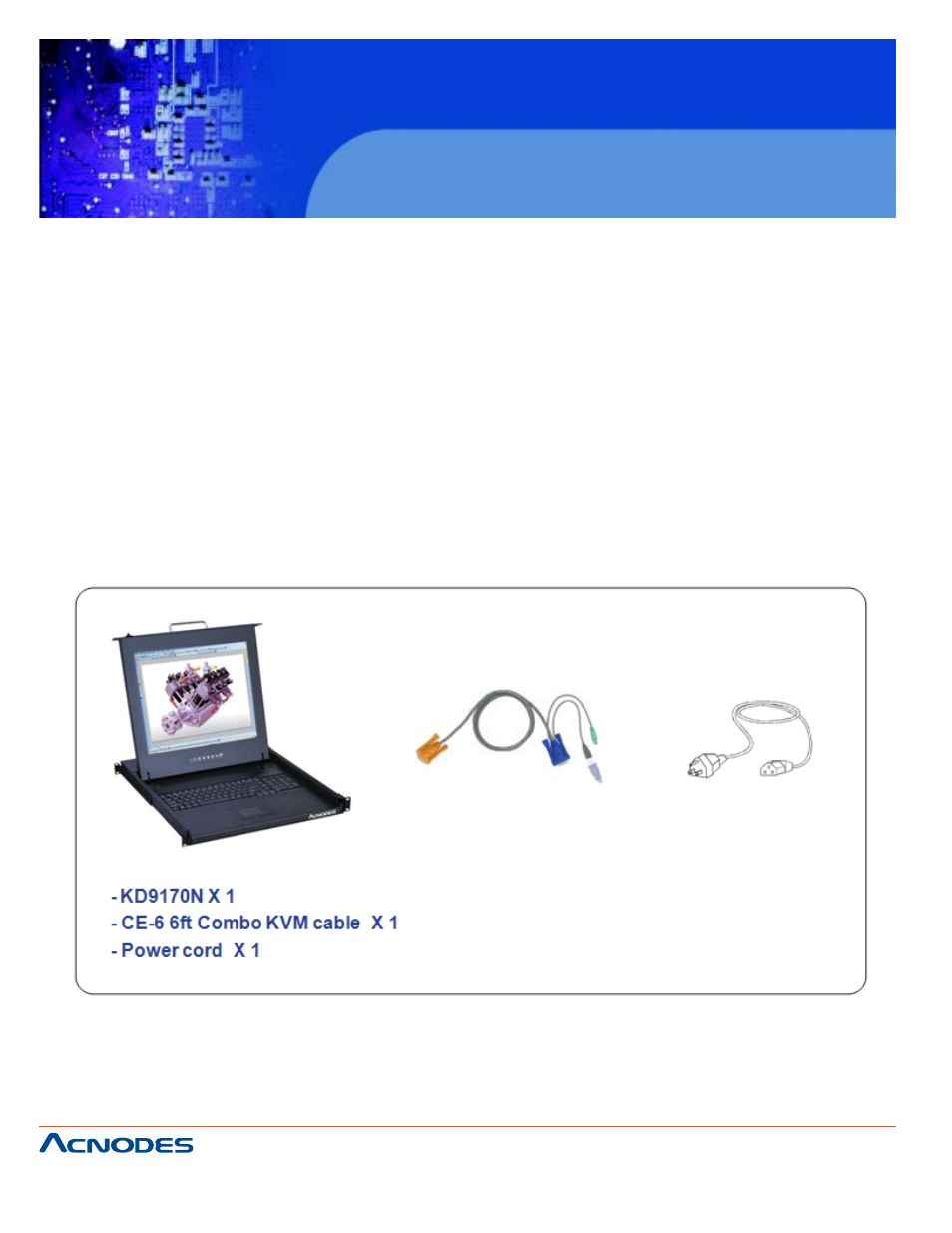 Acnodes KD 9170N User Manual | Page 4 / 98