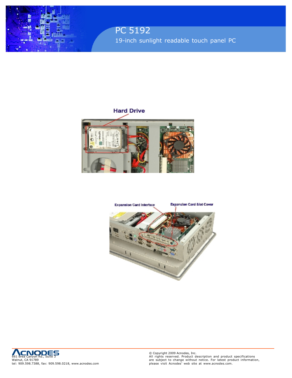 Pc 5150, Pc 5192 | Acnodes PC 5192 User Manual | Page 24 / 104