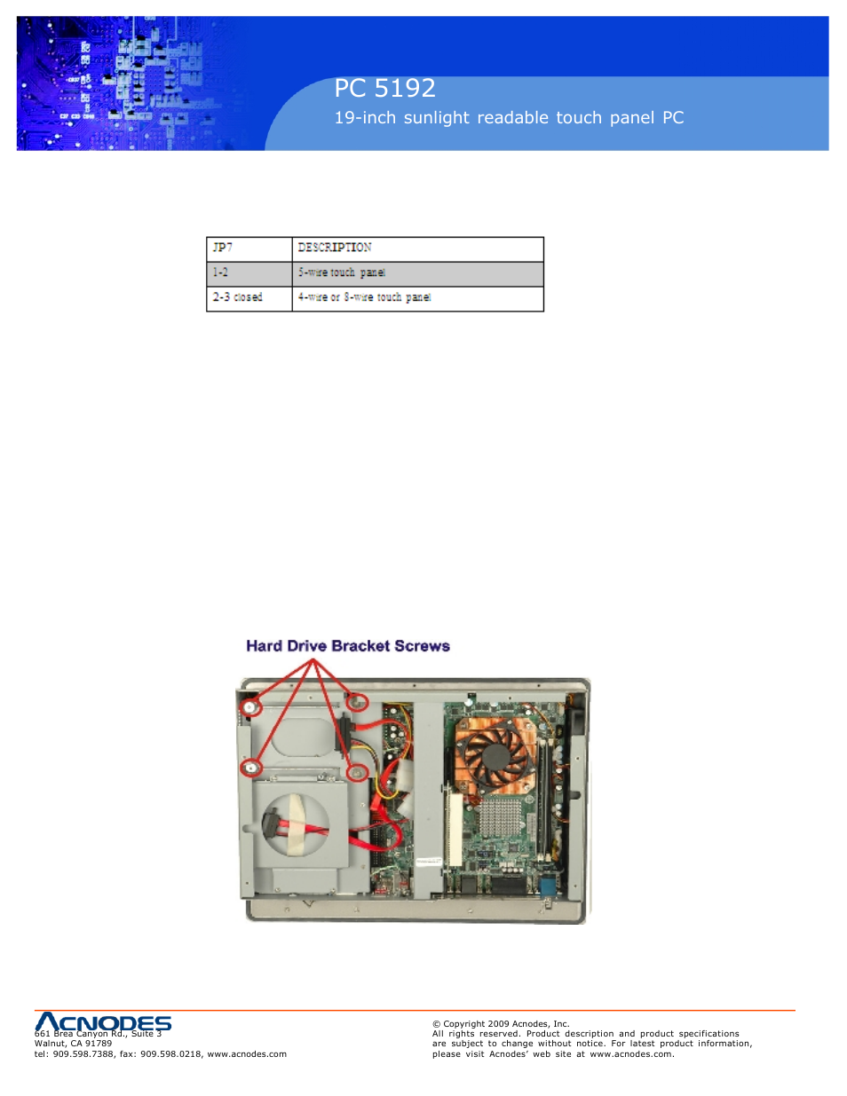 Pc 5150, Pc 5192 | Acnodes PC 5192 User Manual | Page 36 / 104