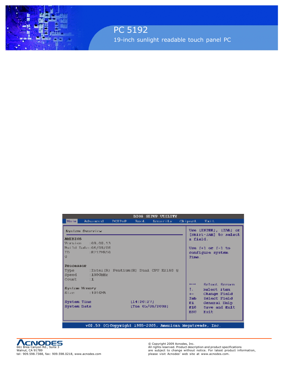 Rmc 7152, Pc 5192 | Acnodes PC 5192 User Manual | Page 49 / 104