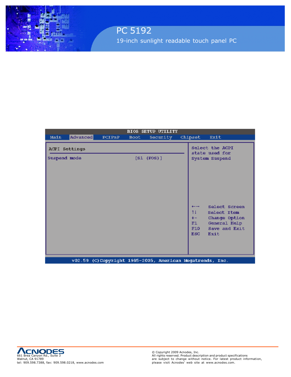 Rmc 7152, Pc 5192 | Acnodes PC 5192 User Manual | Page 65 / 104