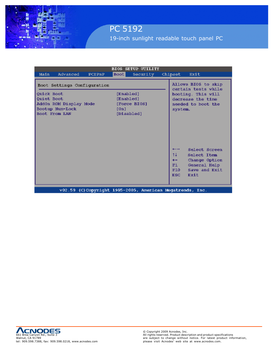 Rmc 7152, Pc 5192 | Acnodes PC 5192 User Manual | Page 75 / 104
