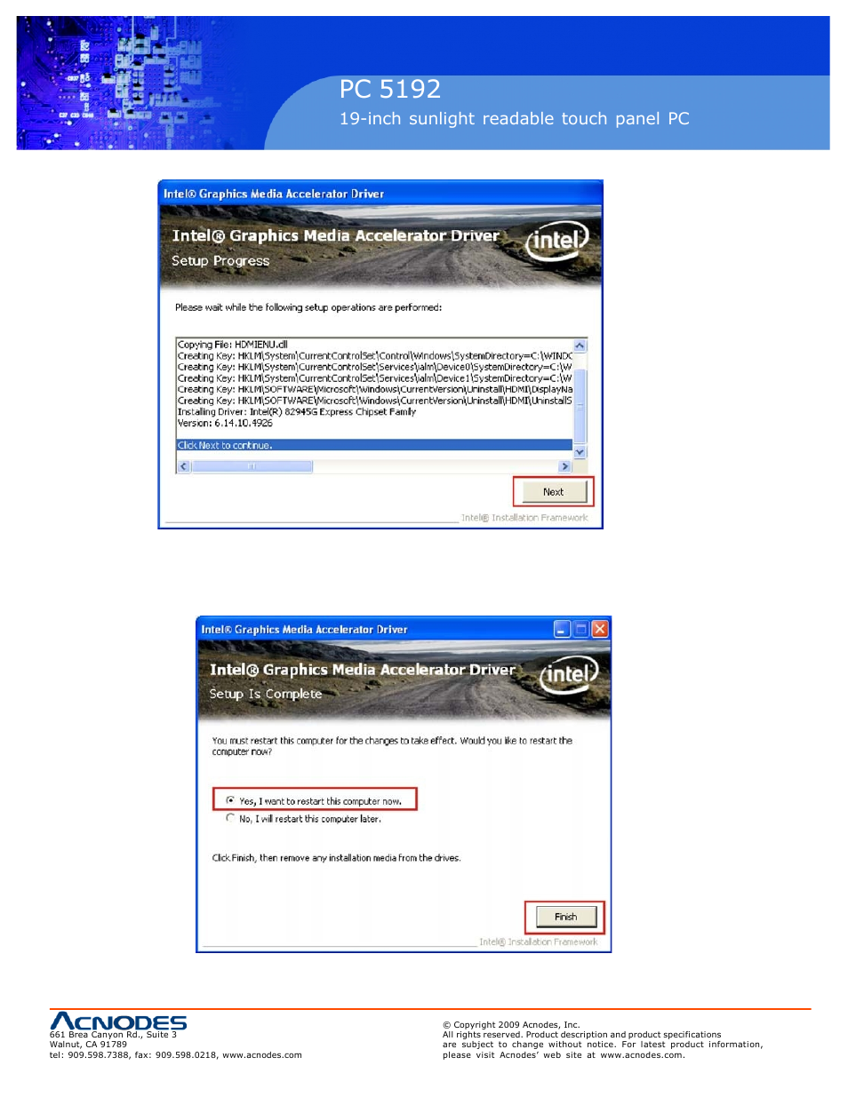 Rmc 7152, Pc 5192 | Acnodes PC 5192 User Manual | Page 89 / 104