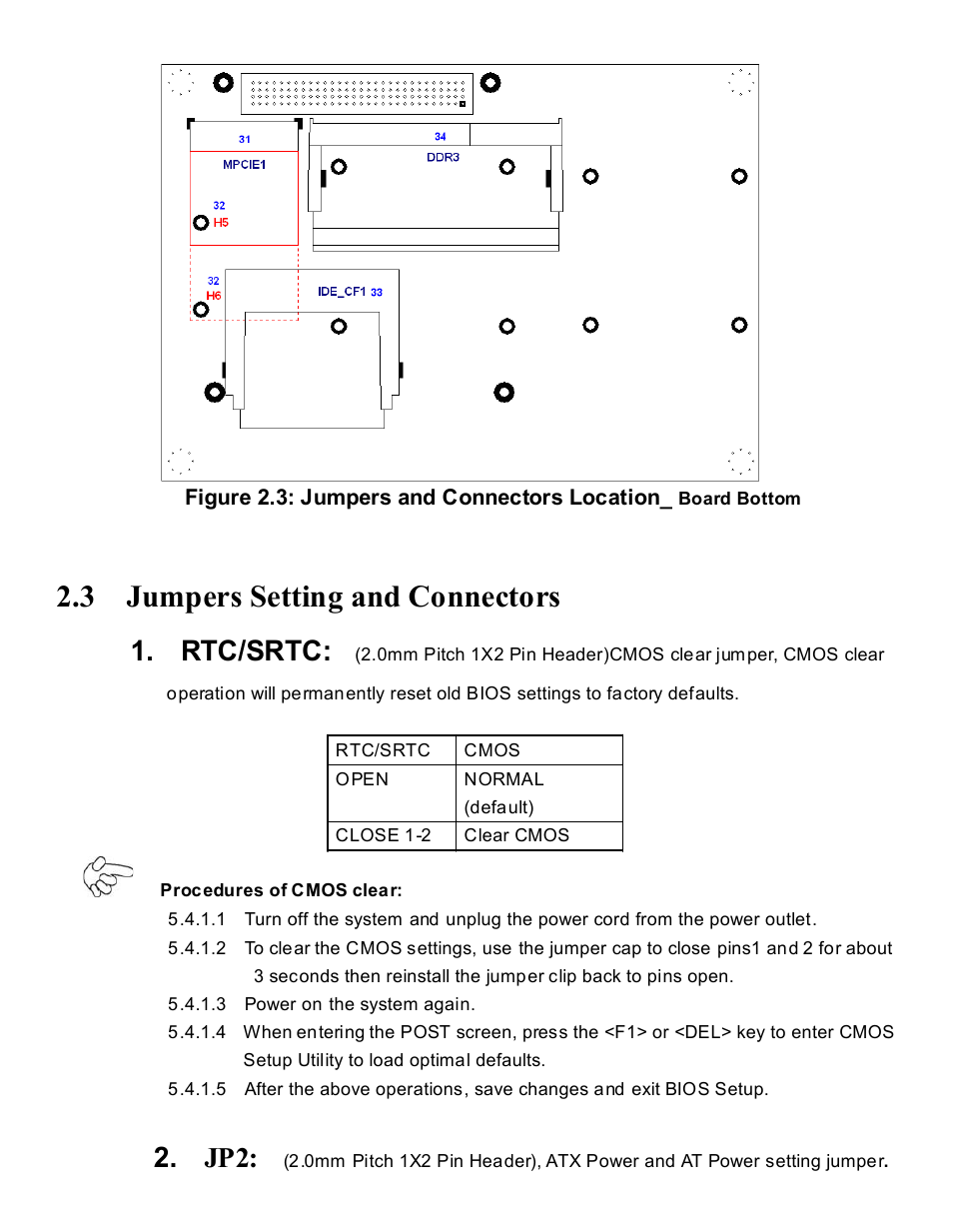 3 jumpers setting and connectors, Rtc/srtc | Acnodes PCH 3591 User Manual | Page 13 / 77