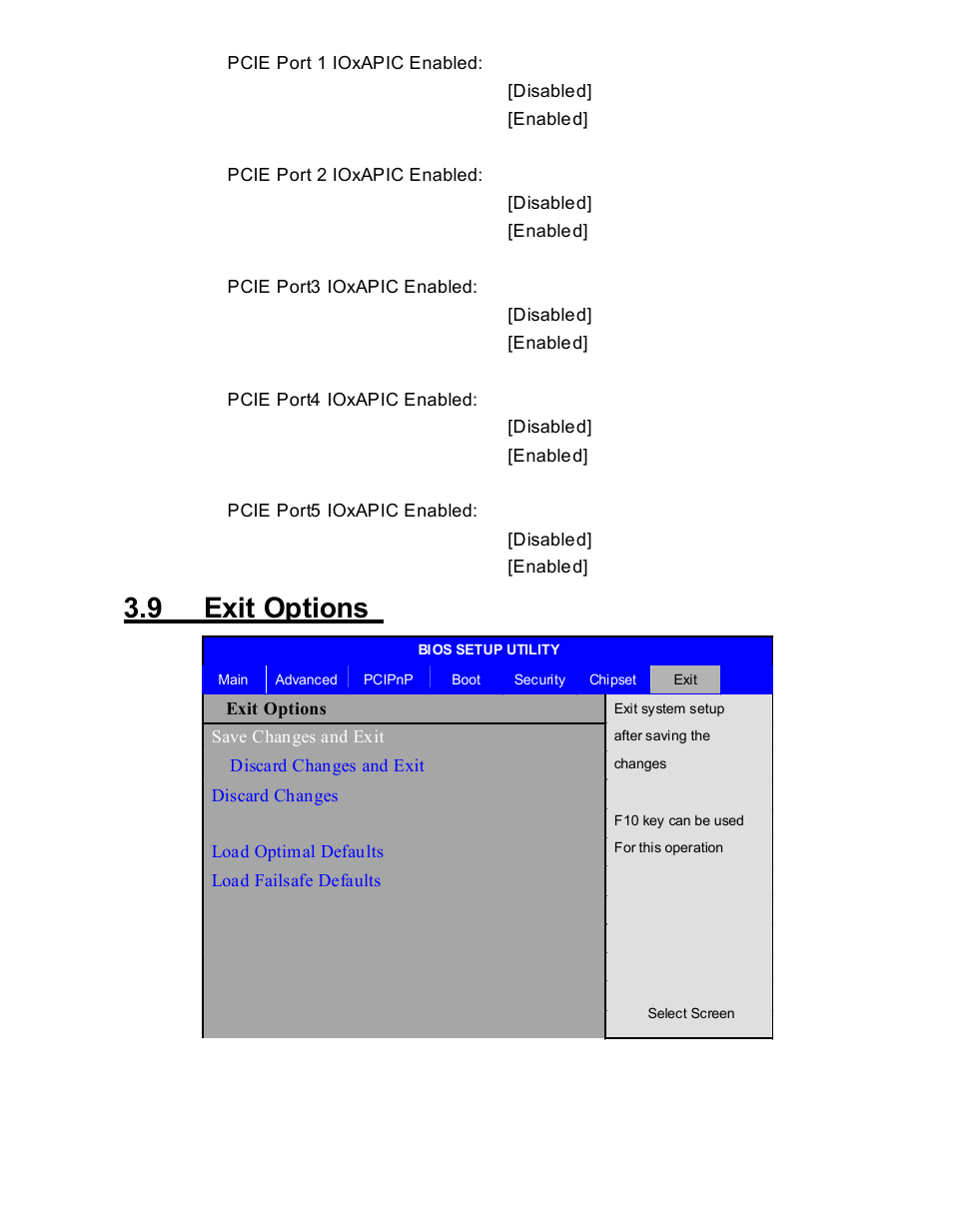 9 exit options | Acnodes PCH 3591 User Manual | Page 48 / 77