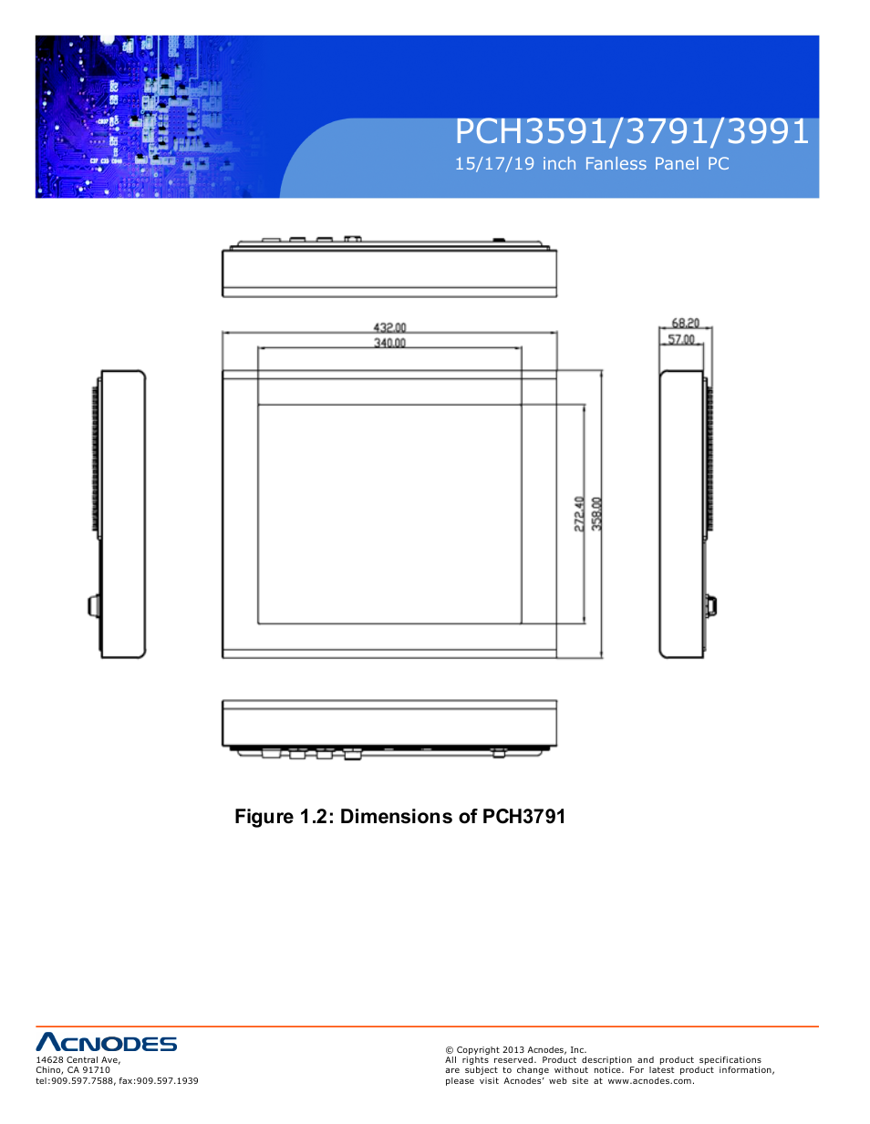 Acnodes PCH 3591 User Manual | Page 8 / 77