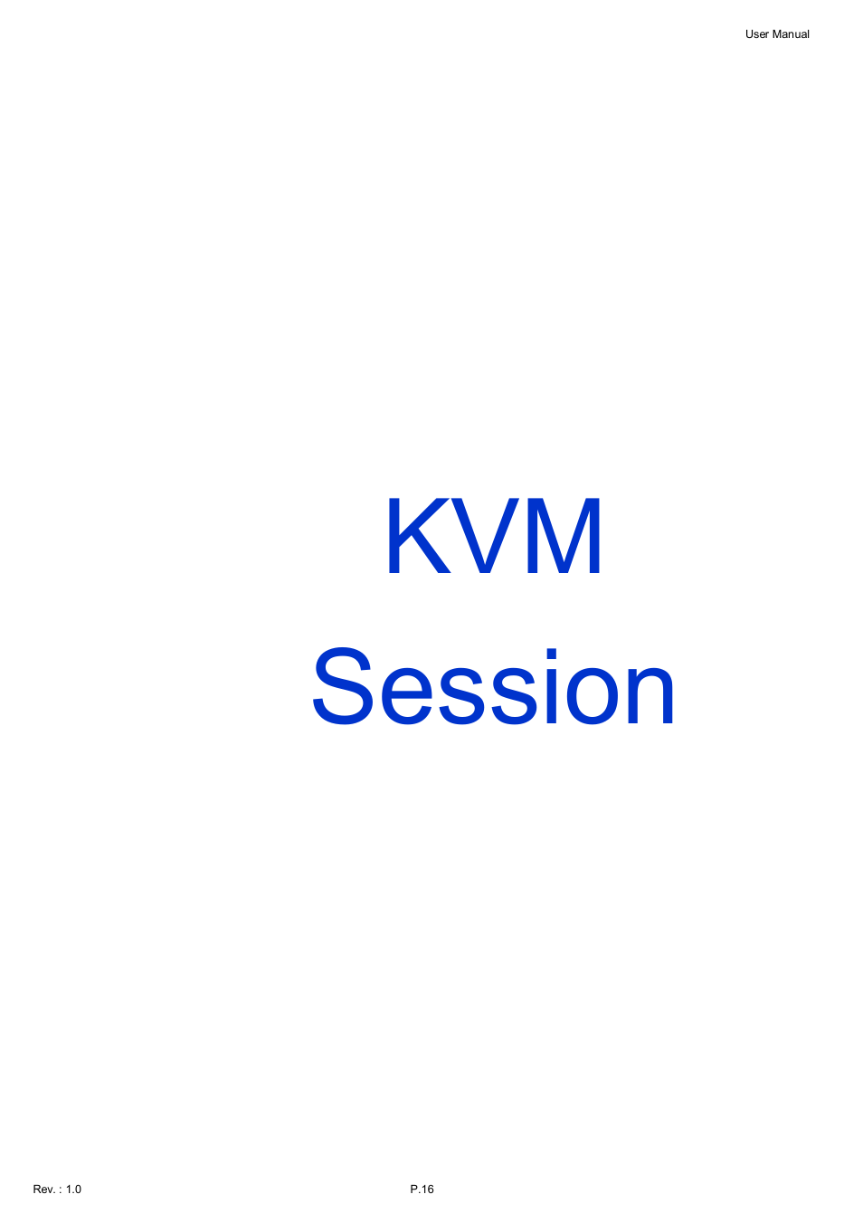 Kvm session | Acnodes KDI 8198 User Manual | Page 17 / 32