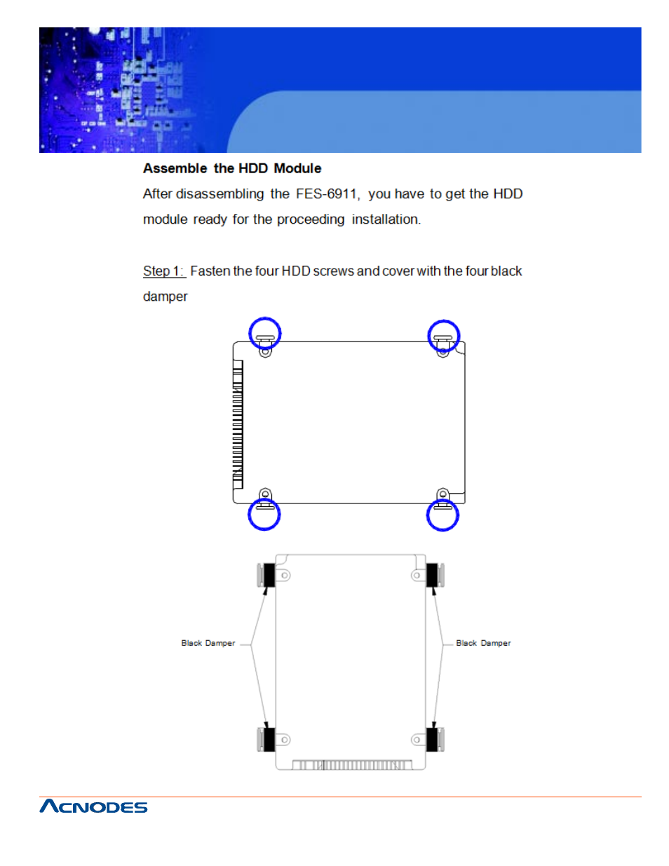 Fes6911 | Acnodes FES 6911 User Manual | Page 27 / 58