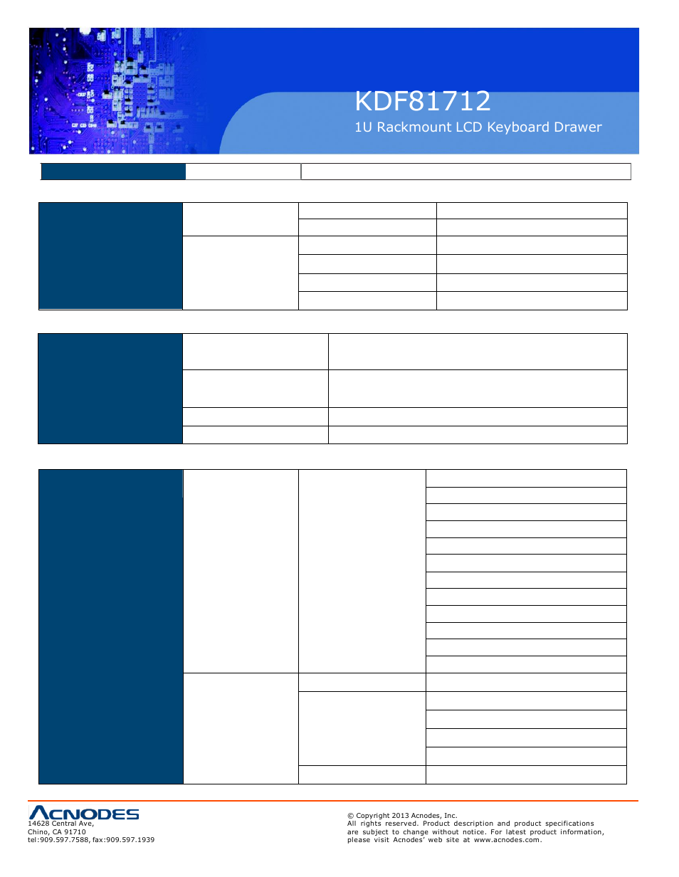 Acnodes KDF 81712 User Manual | Page 12 / 25