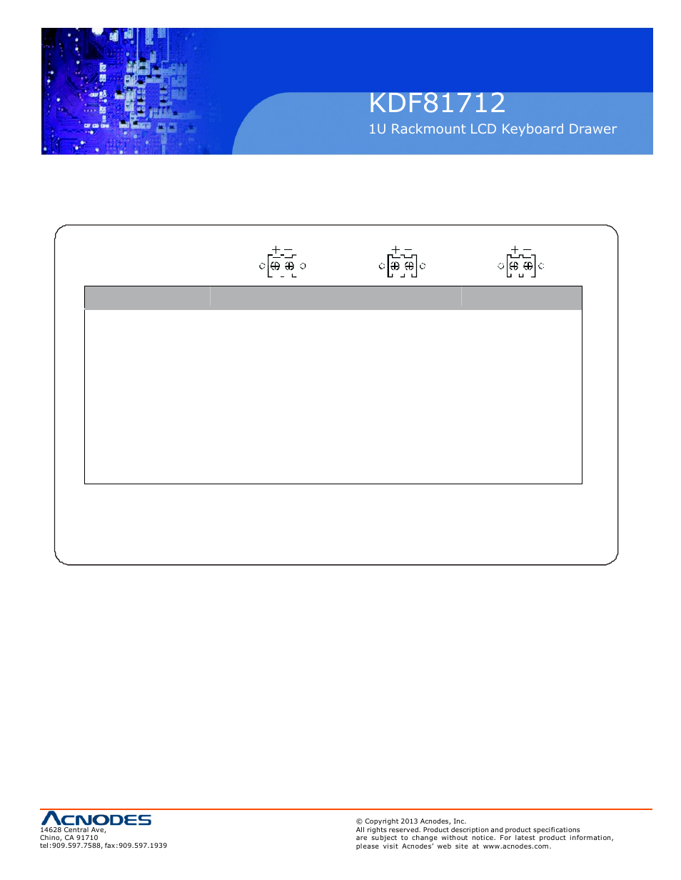 Acnodes KDF 81712 User Manual | Page 25 / 25