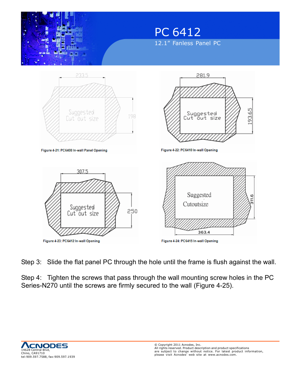 Pc 6412 | Acnodes PC 6412 User Manual | Page 43 / 107