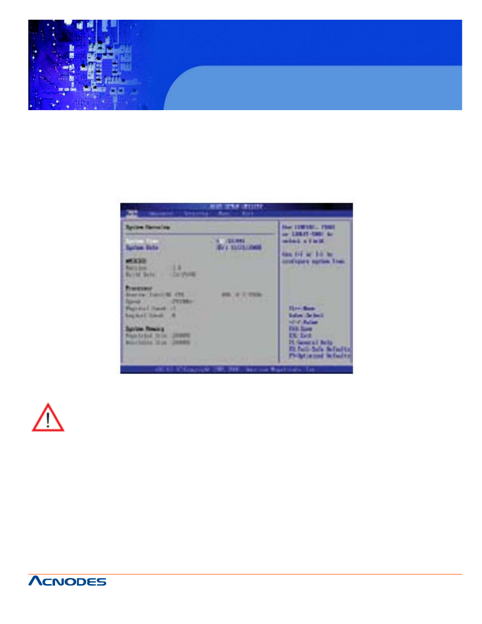 Rmc 7135, 2 main setup | Acnodes RMC 7135 User Manual | Page 67 / 98