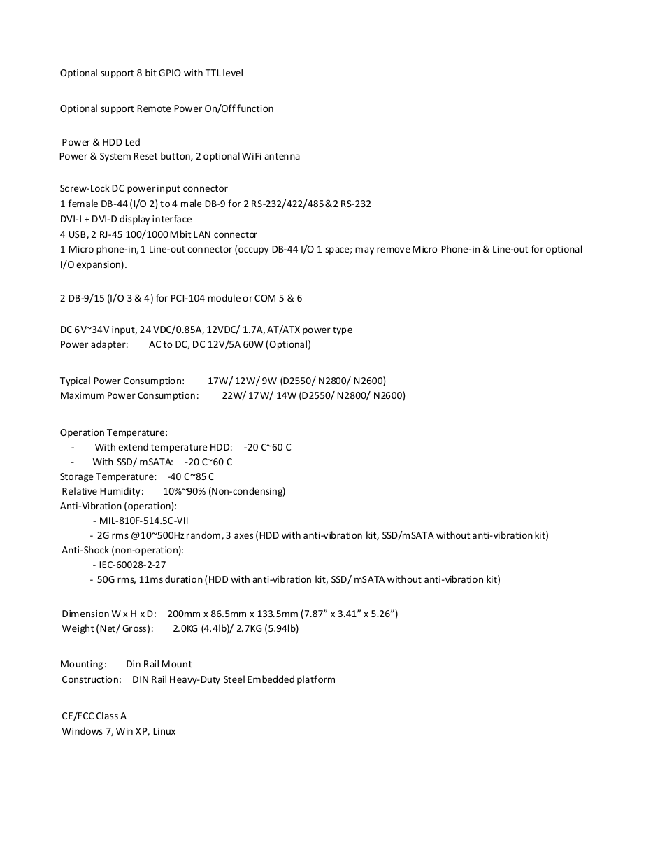 Acnodes FES 2230 User Manual | Page 7 / 44
