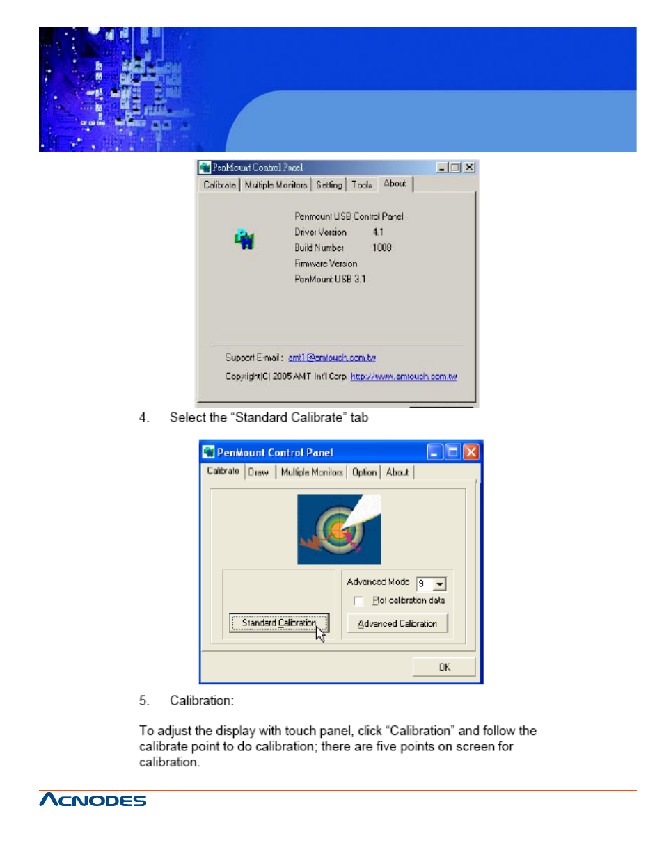 Fpc 8089, 4” tft fanless touch panel pc | Acnodes FPC 8089 User Manual | Page 29 / 32
