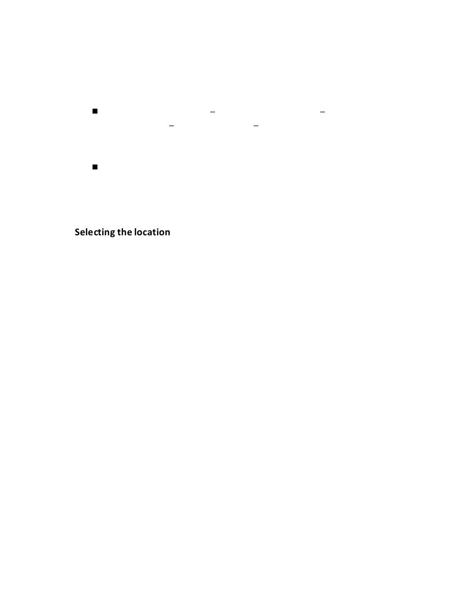 Sele cting the location | Acnodes FES 2953 User Manual | Page 11 / 47