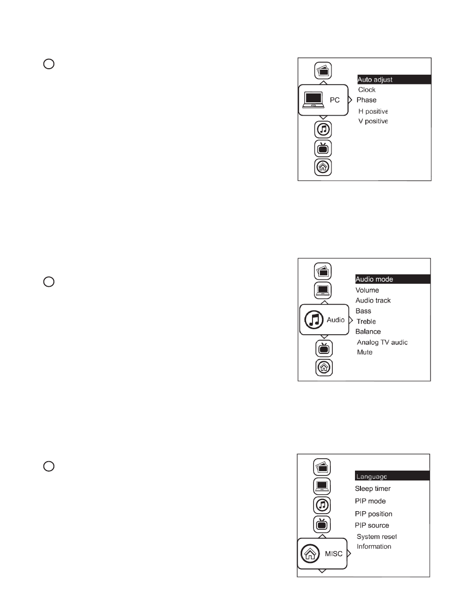 3 > on-screen display operation ( osd ) | Acnodes MKD 6117U User Manual | Page 16 / 19