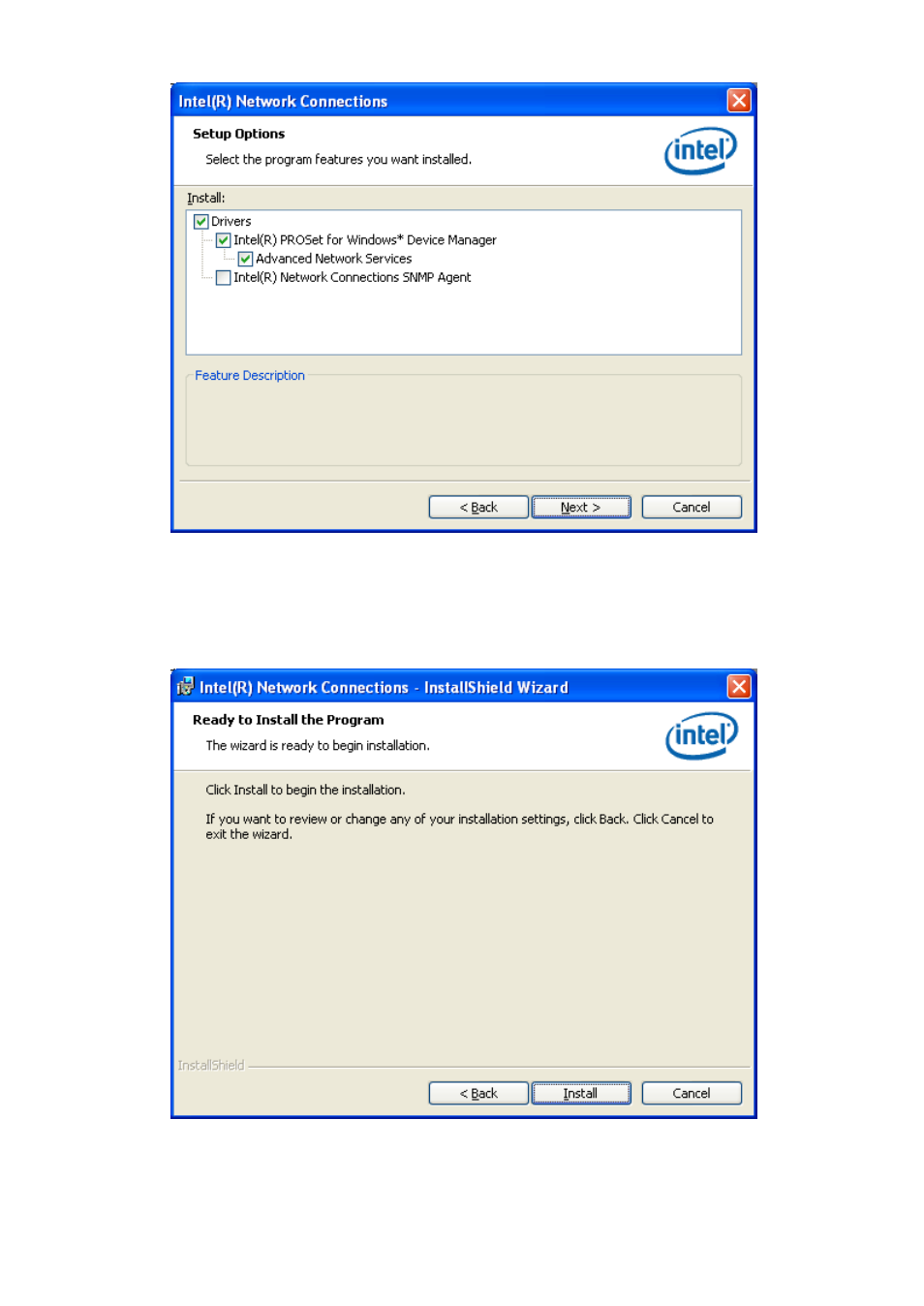 Services. click next to continue, Step 5. click install to begin the installation, Step 6. click finish to compete the installation | Acnodes PC 8719 User Manual | Page 63 / 85