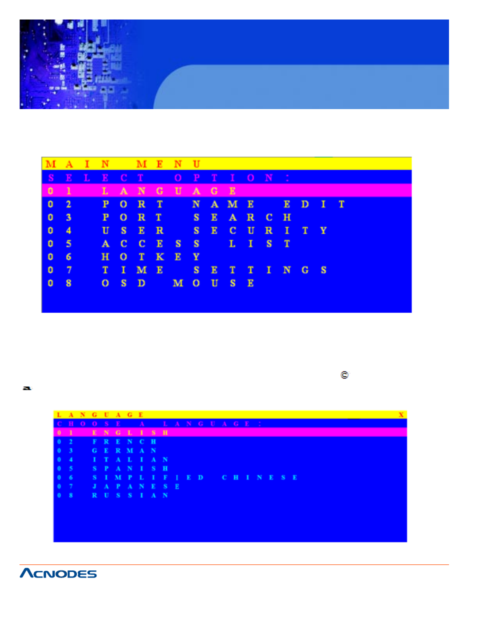 Kd 9258 | Acnodes KD 9258 User Manual | Page 16 / 21