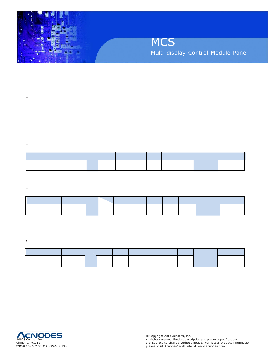 11 > volume control | Acnodes MCS User Manual | Page 17 / 31