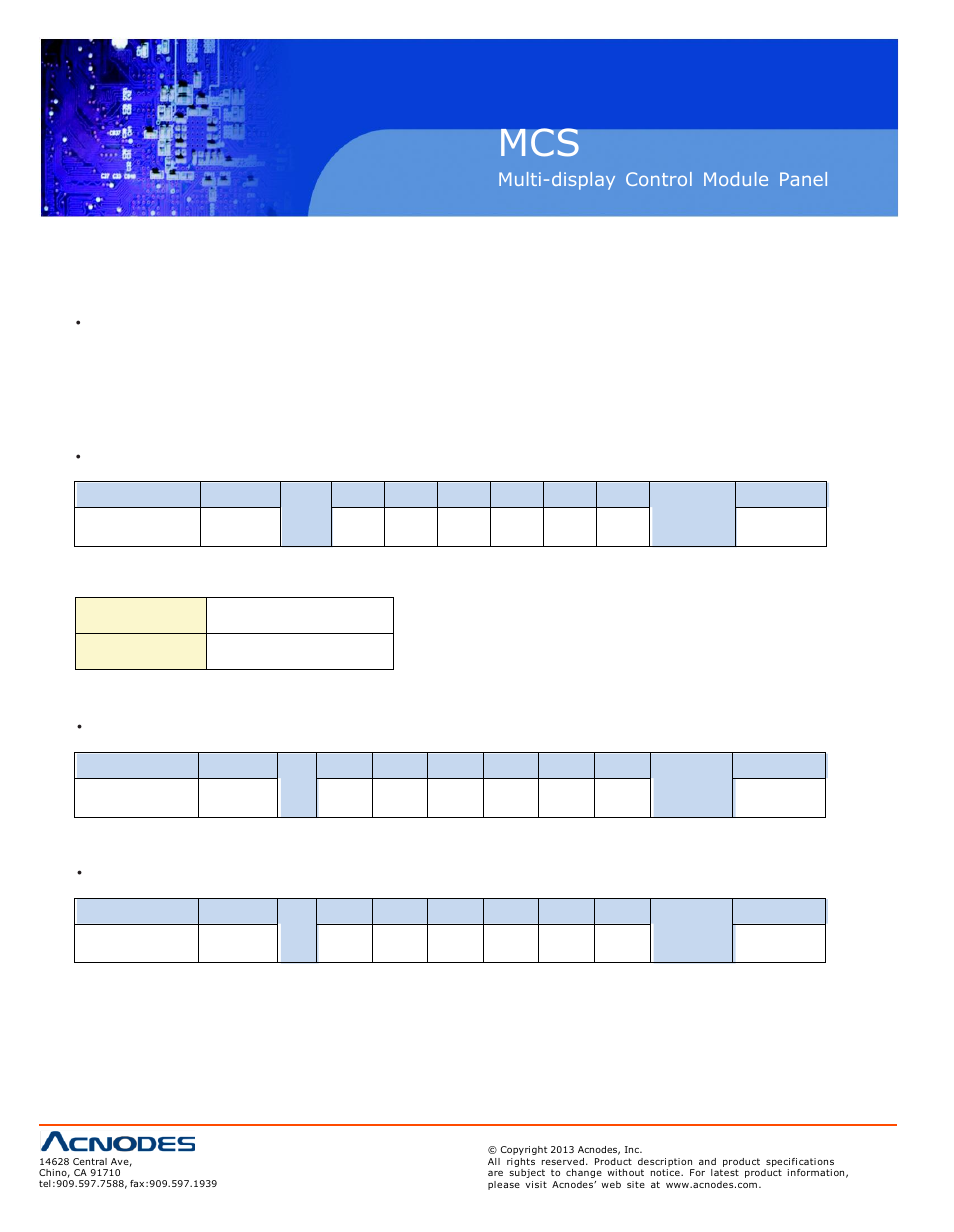 12 > mute control | Acnodes MCS User Manual | Page 18 / 31