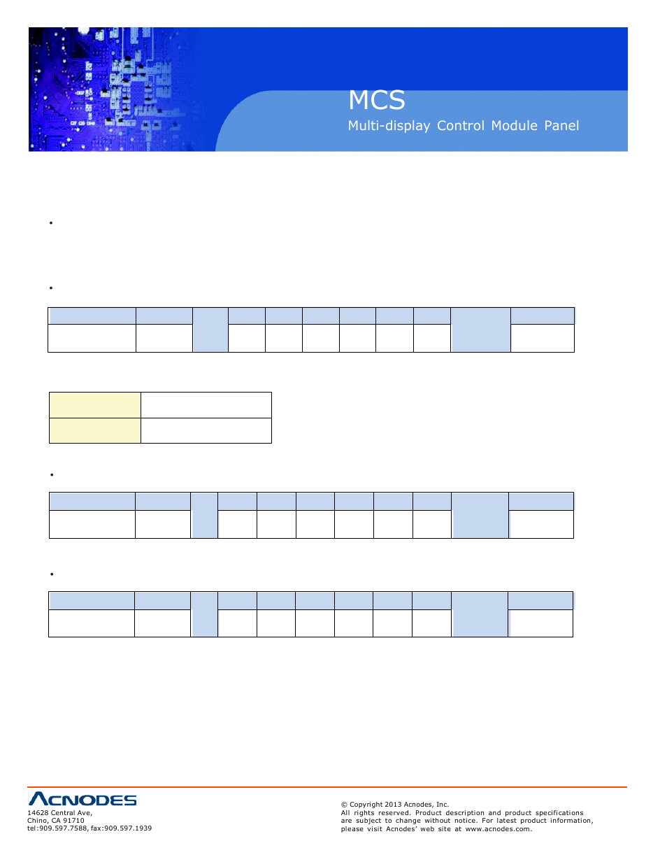 14 > osd button control | Acnodes MCS User Manual | Page 20 / 31