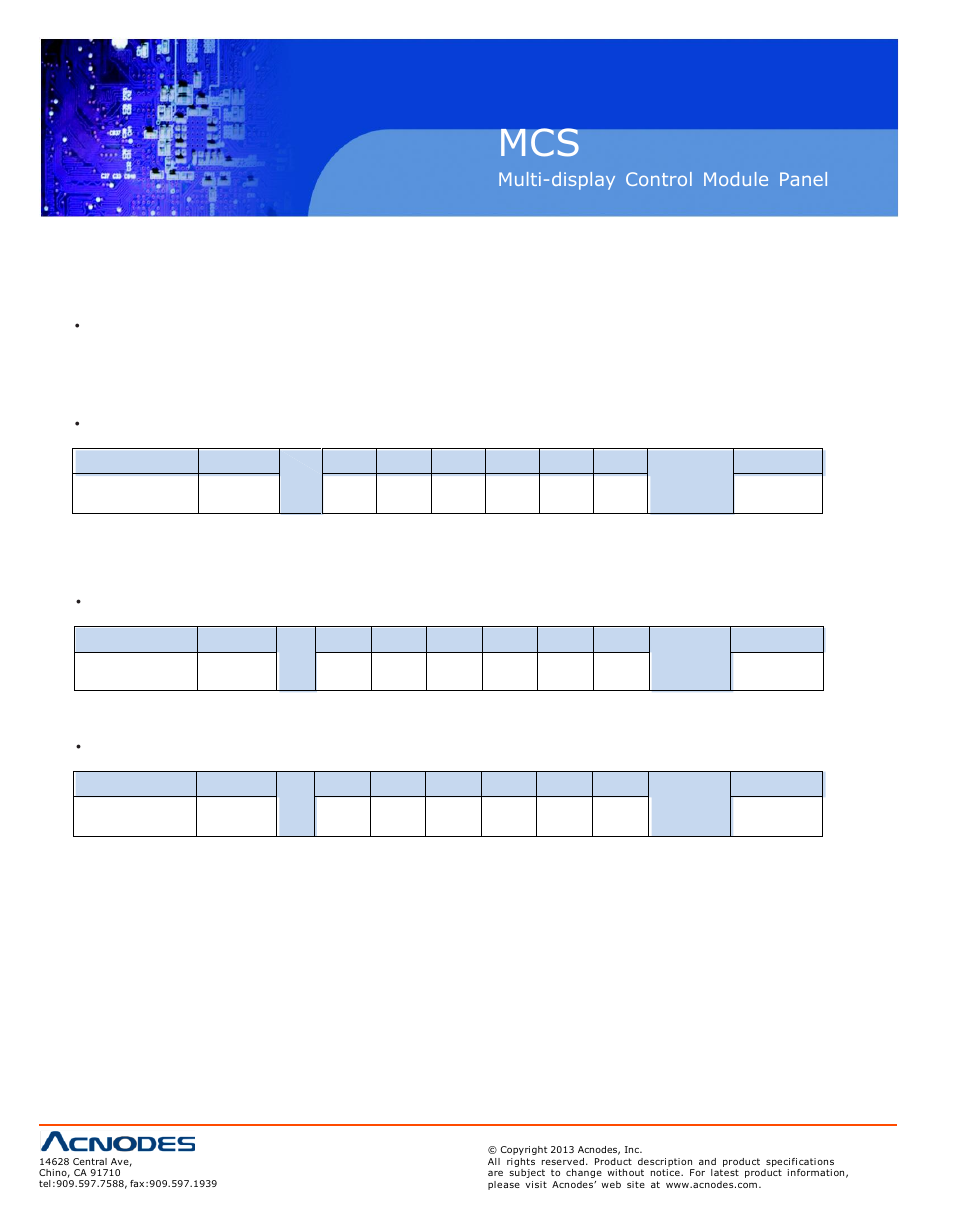 18 > brightness control | Acnodes MCS User Manual | Page 24 / 31