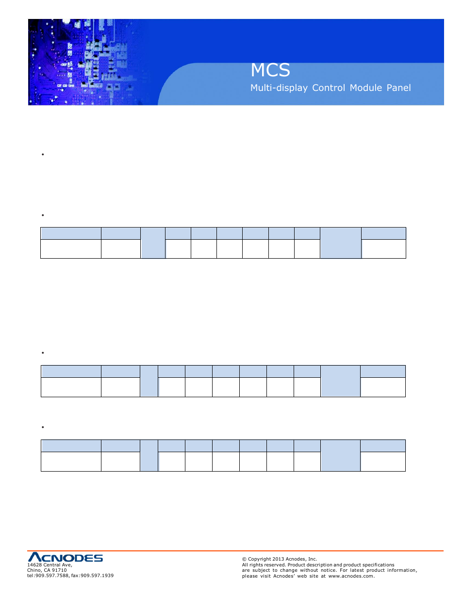 19 > auto adjust control | Acnodes MCS User Manual | Page 25 / 31