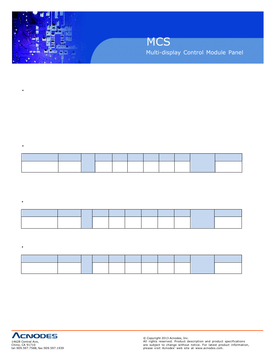 23 > pip swap control | Acnodes MCS User Manual | Page 30 / 31