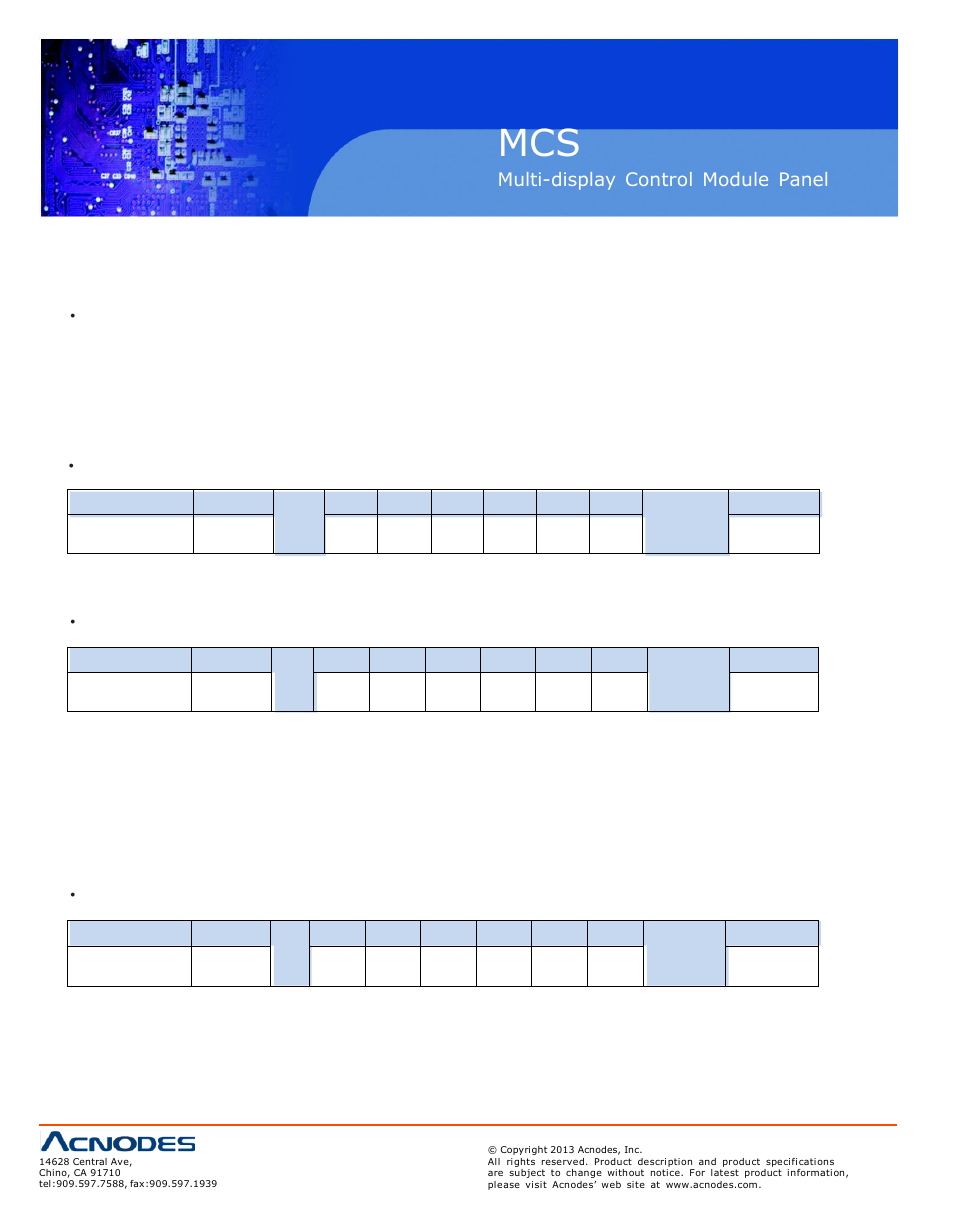 2 > get address | Acnodes MCS User Manual | Page 8 / 31