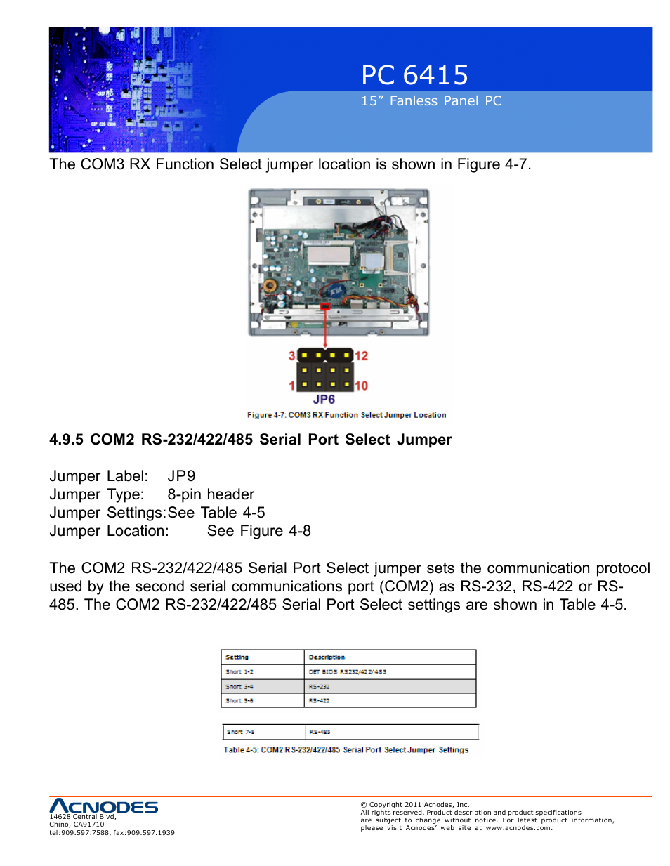 Pc 6415 | Acnodes PC 6415 User Manual | Page 35 / 107