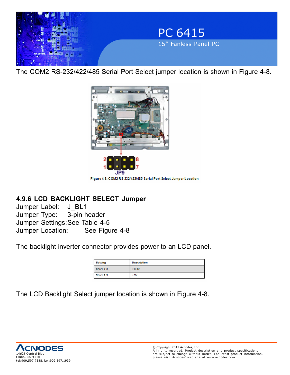 Pc 6415 | Acnodes PC 6415 User Manual | Page 36 / 107