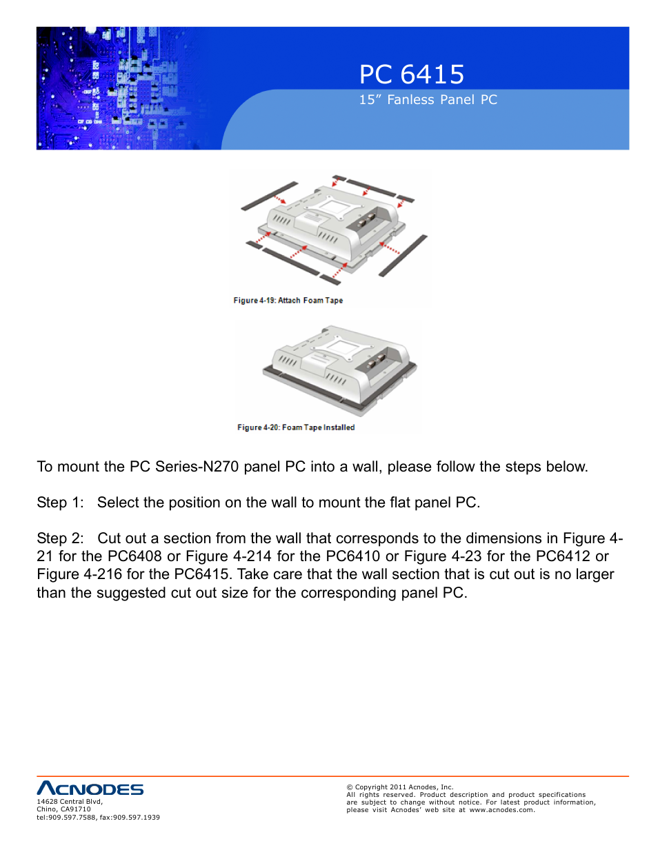 Pc 6415 | Acnodes PC 6415 User Manual | Page 42 / 107