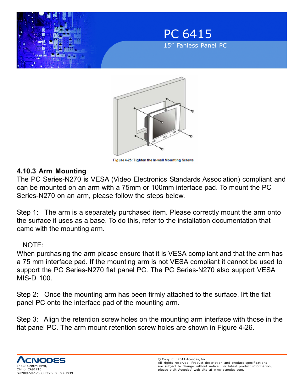 Pc 6415 | Acnodes PC 6415 User Manual | Page 44 / 107