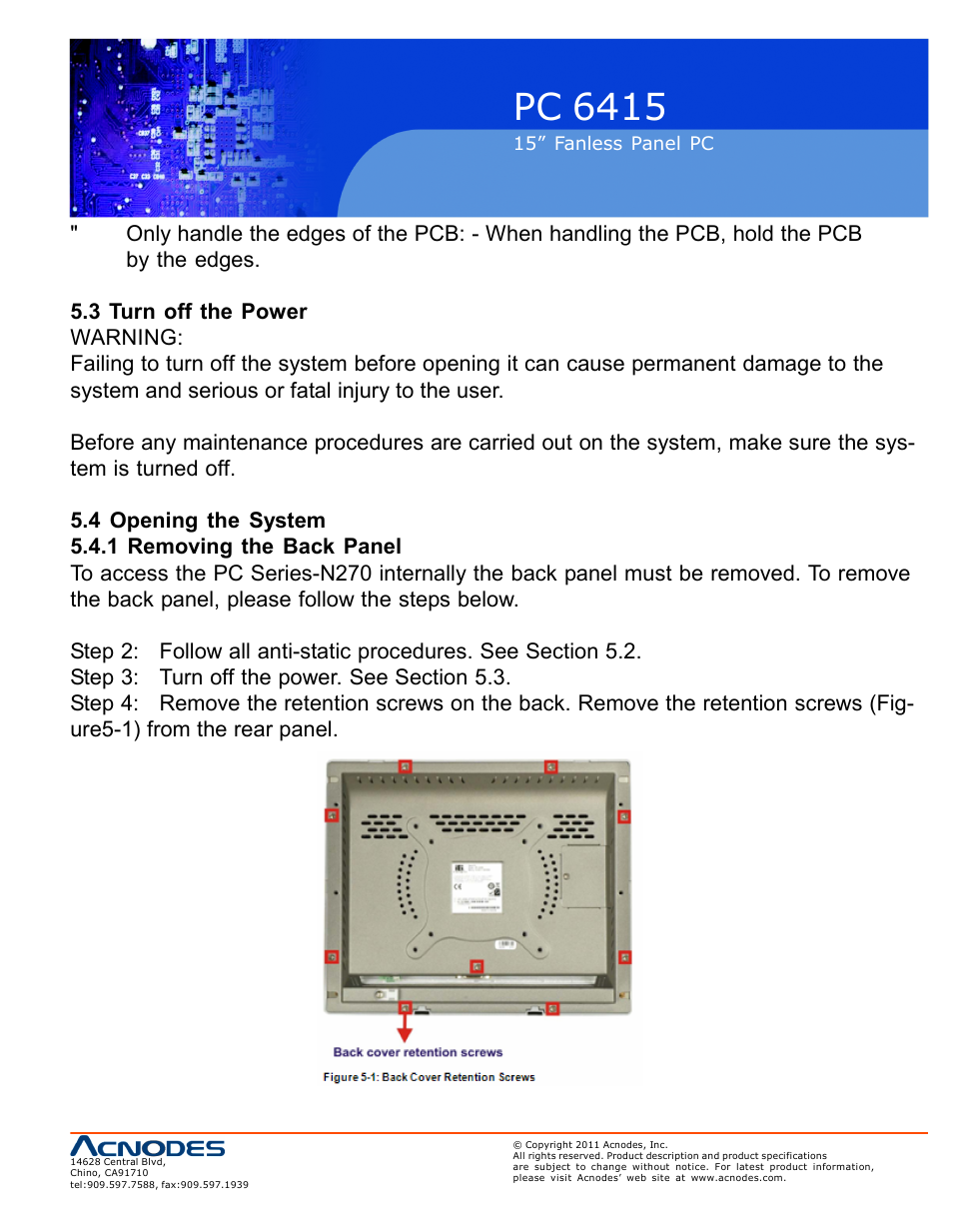 Pc 6415 | Acnodes PC 6415 User Manual | Page 49 / 107