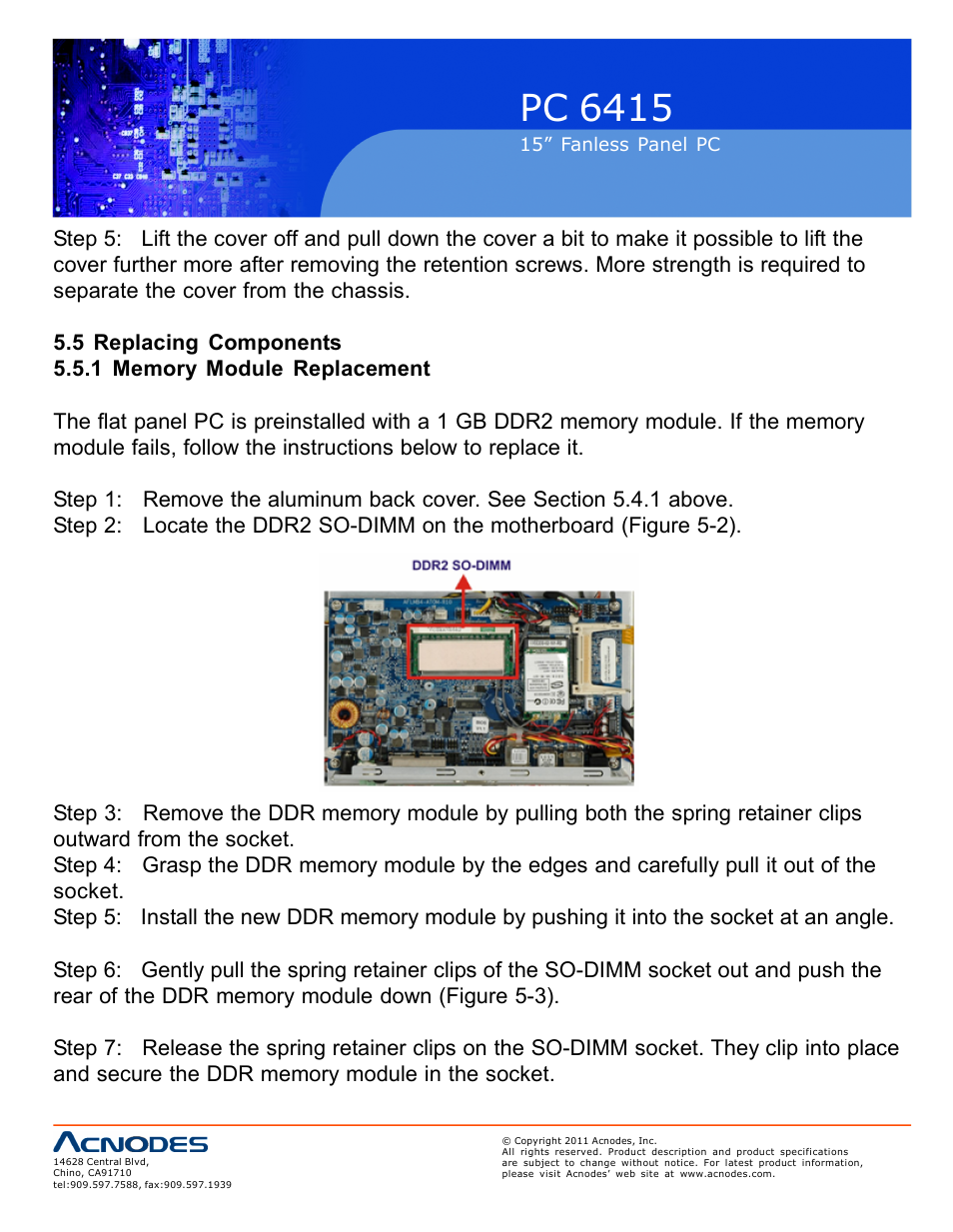 Pc 6415 | Acnodes PC 6415 User Manual | Page 50 / 107