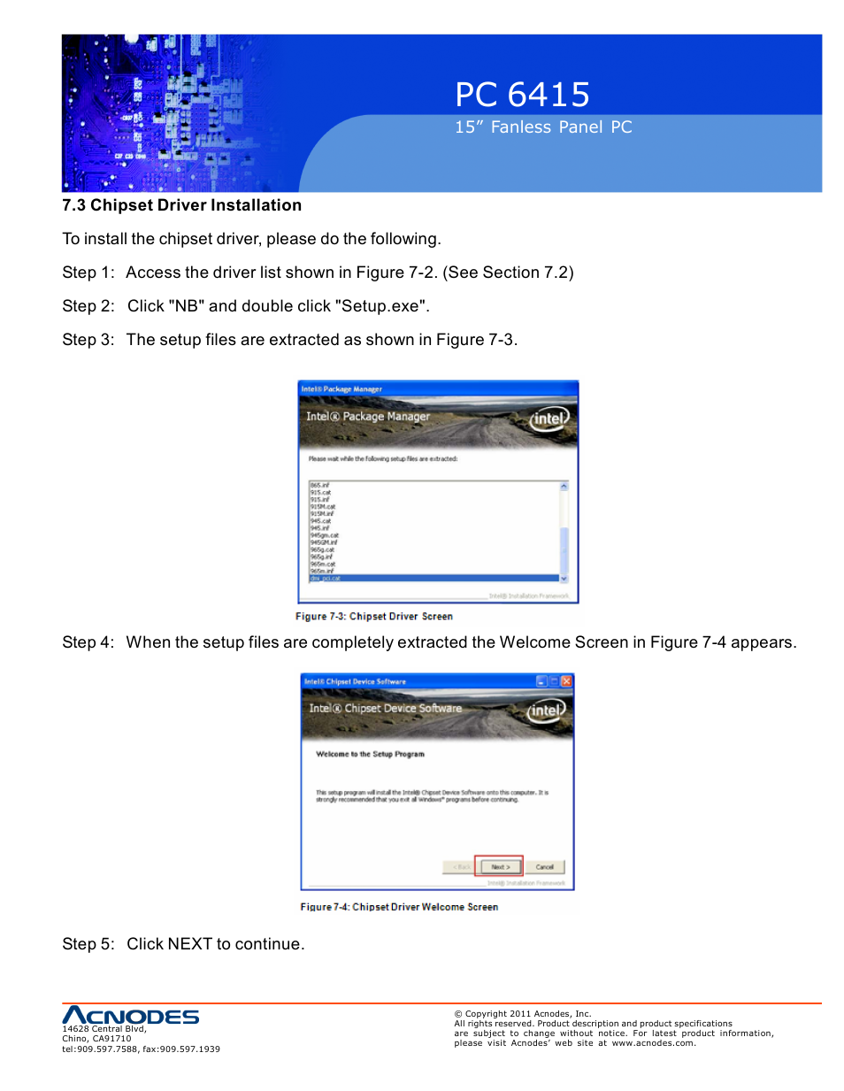 Pc 6415 | Acnodes PC 6415 User Manual | Page 85 / 107