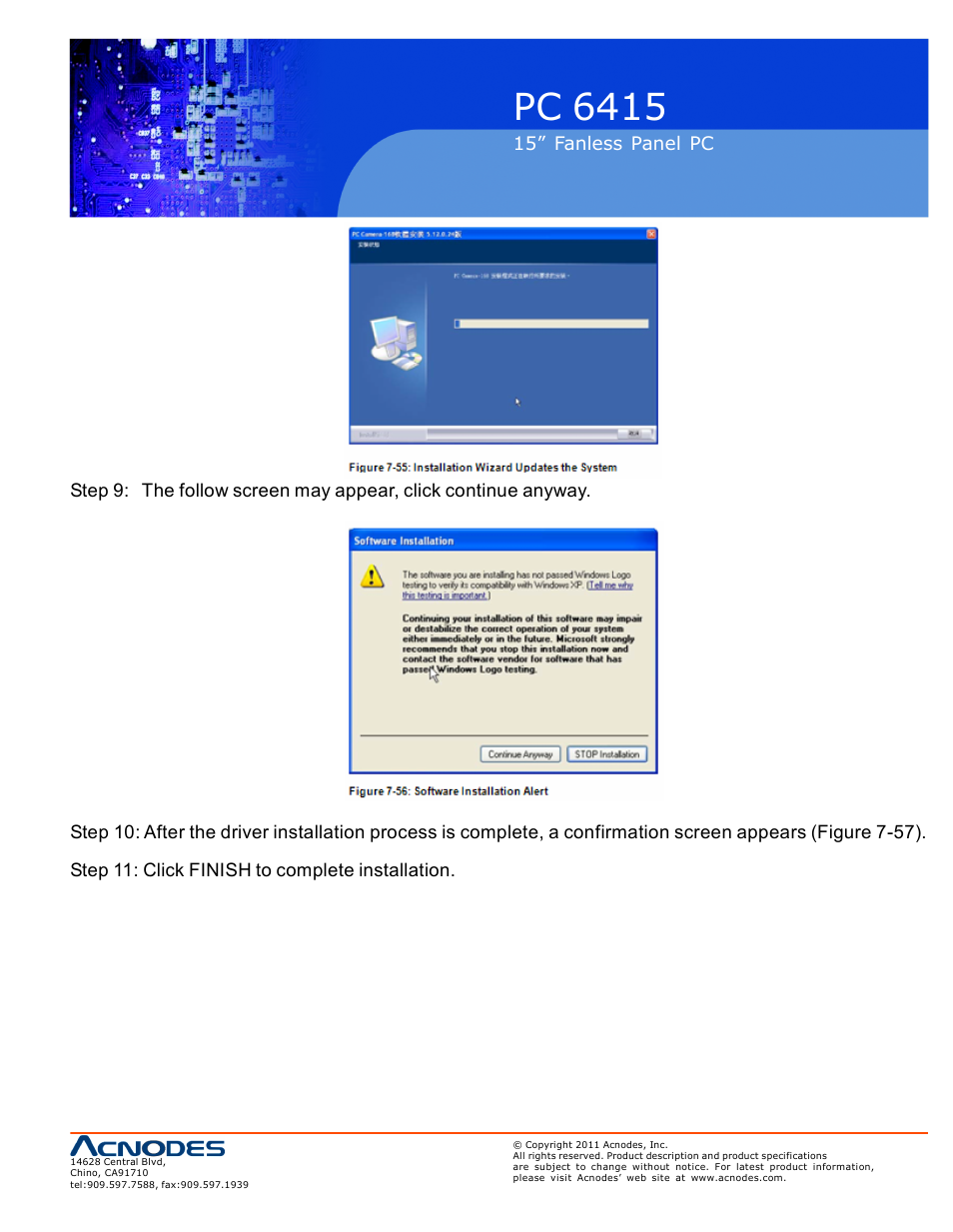 Pc 6415 | Acnodes PC 6415 User Manual | Page 99 / 107