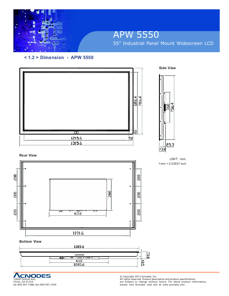 Apw 5550, Ap-w55 nap-w55 | Acnodes APW 5550 User Manual | Page 7 / 18