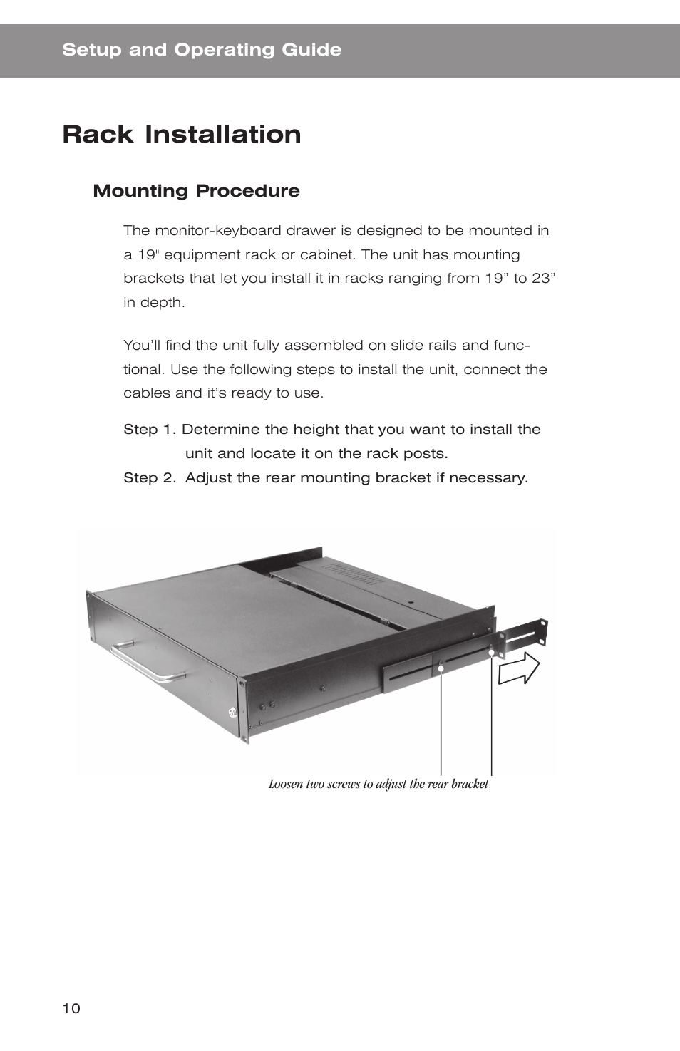 Rack installation | Acnodes KD 5154 User Manual | Page 14 / 23