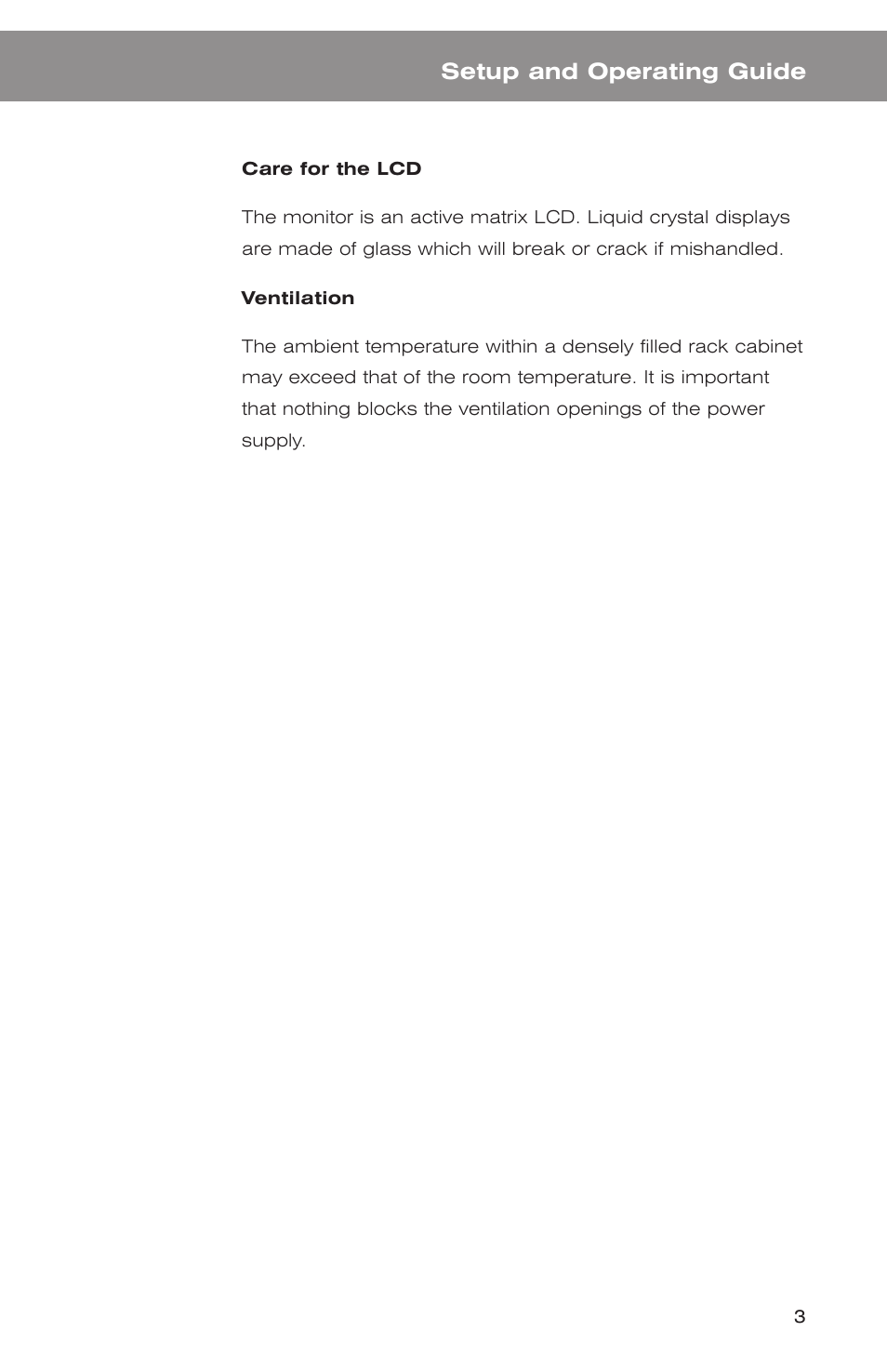 Setup and operating guide | Acnodes KD 5154 User Manual | Page 7 / 23