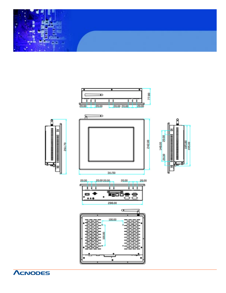 Fpc 6104, Chapter 2 detailed specifications | Acnodes FPC 6104 User Manual | Page 15 / 112