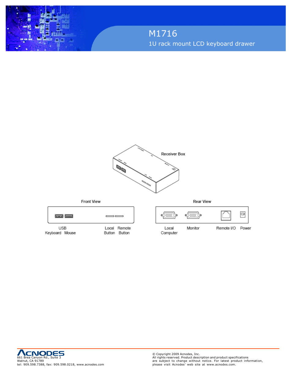 M1716 | Acnodes M 1716 User Manual | Page 19 / 28