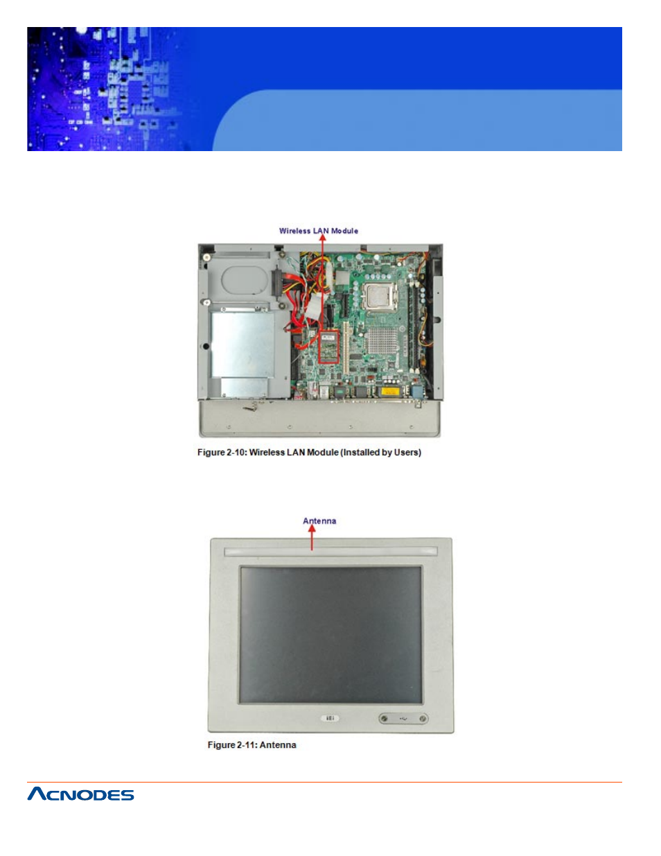 Pc 5173, 17” industrial wireless panel pc | Acnodes PC 5173 User Manual | Page 24 / 97