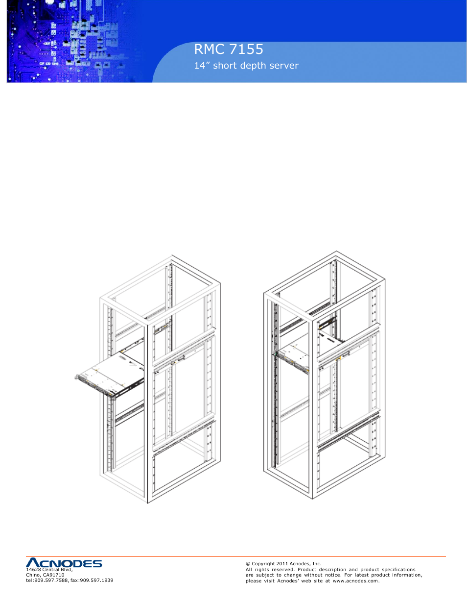 Rmc 7155 | Acnodes RMC 7155 User Manual | Page 10 / 67