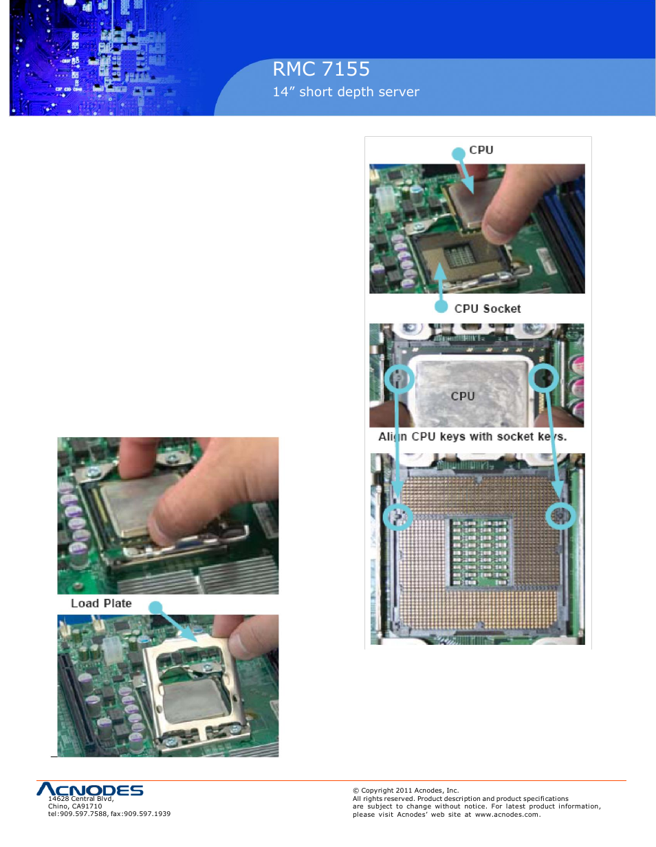 Rmc 7155 | Acnodes RMC 7155 User Manual | Page 22 / 67